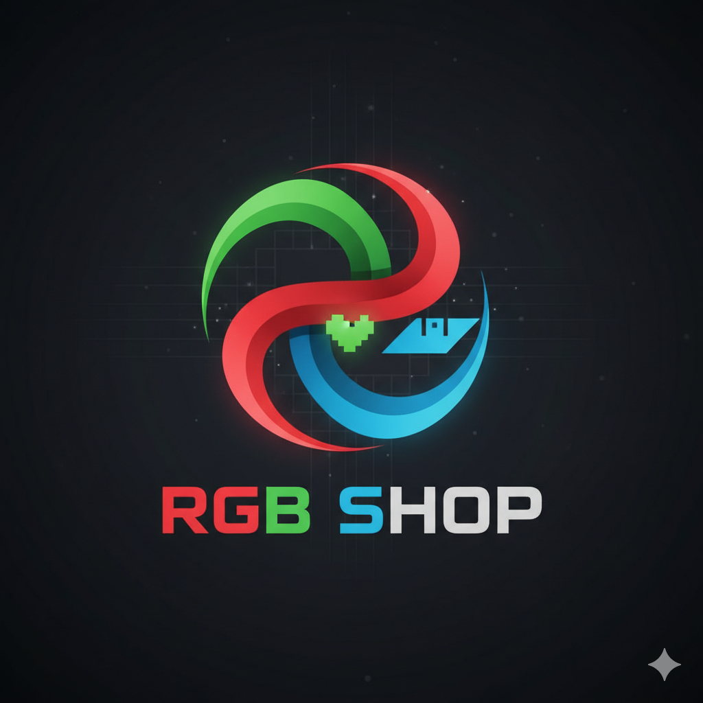 Modern gaming setup with RGB lighting